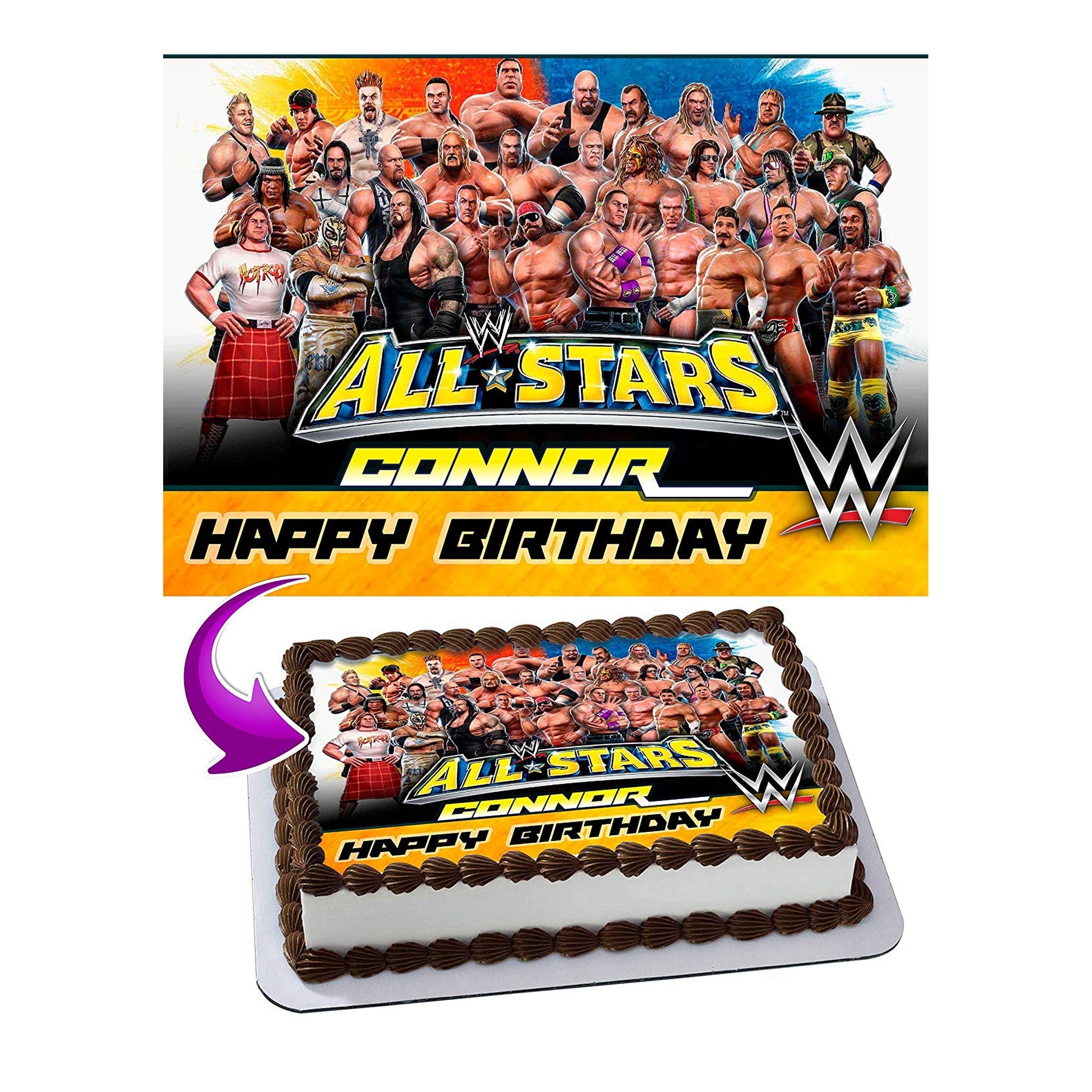 WWE Cake Topper